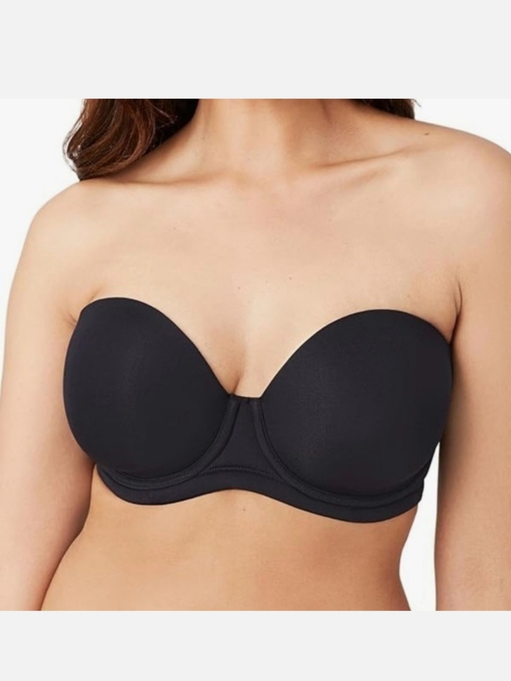 Wacoal Red Carpet Strapless Bra Black Size 42DDD Style# 854119 NWT